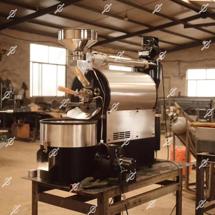 Small Counter Top Gas Electric Tostadora De Cafe Roasting Machine Price Coffee Bean Roaster