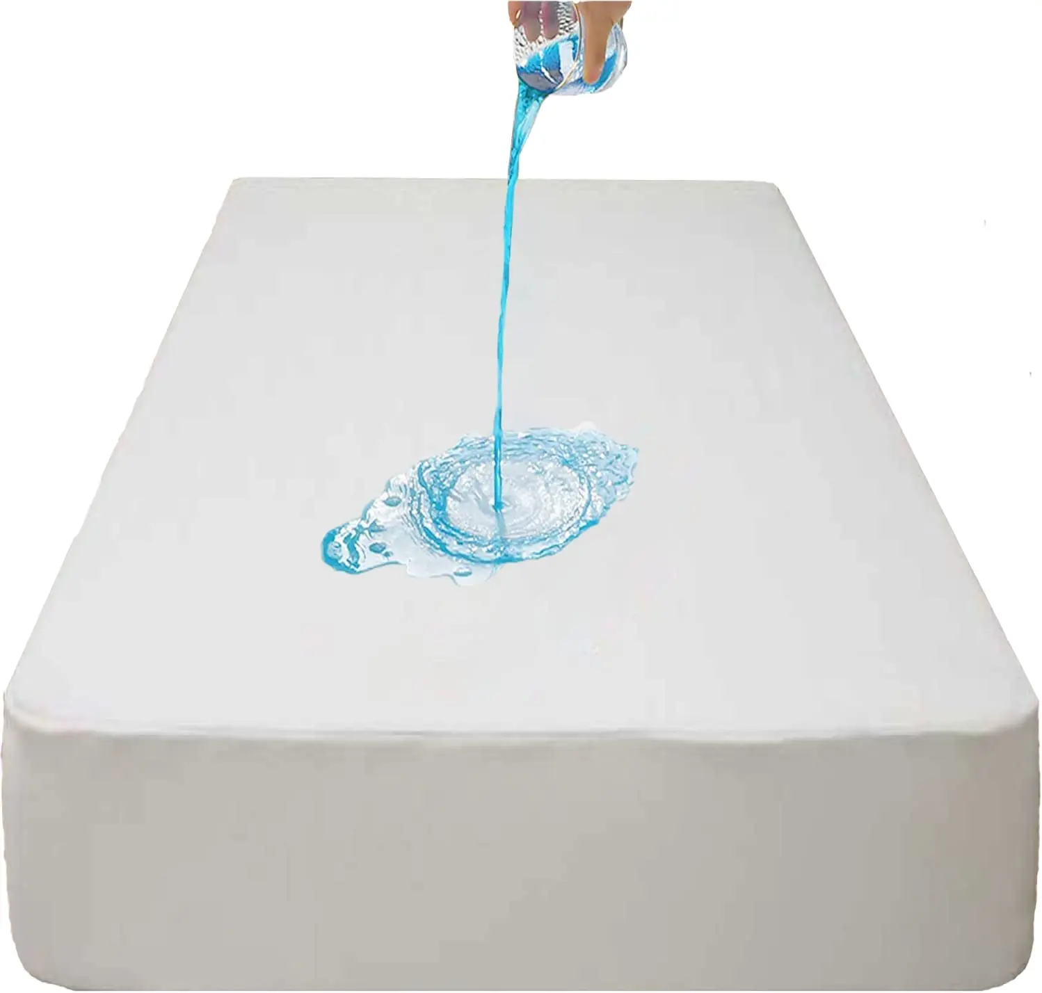 Mattress Protector Bed Sheet Cotton Bed Cover Quilted Terry Waterproof Christmas Queen Valentine Plain Baby Halloween Chinese