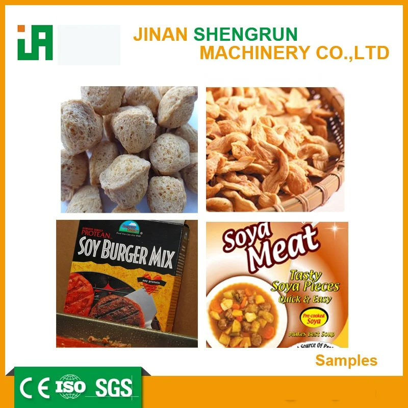 Twin Screw Full Automatic Tvp Textured Soy Protein Extruder Texture Soy Protein Machinery Processing Line