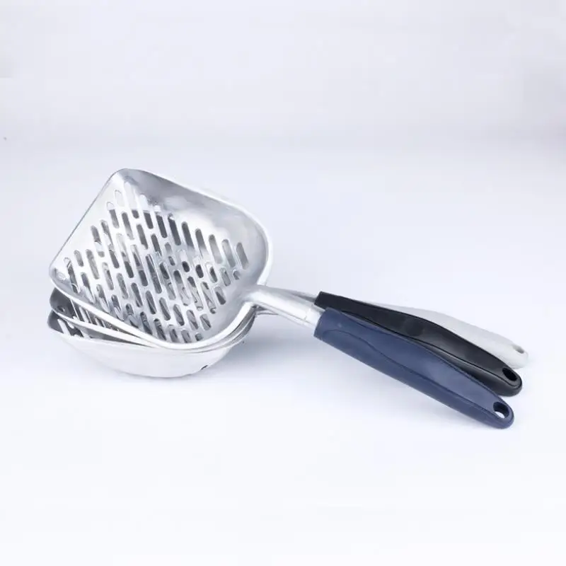 Factory  Wholesale Aluminium Alloy Big Cat Litter Scoop Durable Metal Shovel Pet Cleaning Tools