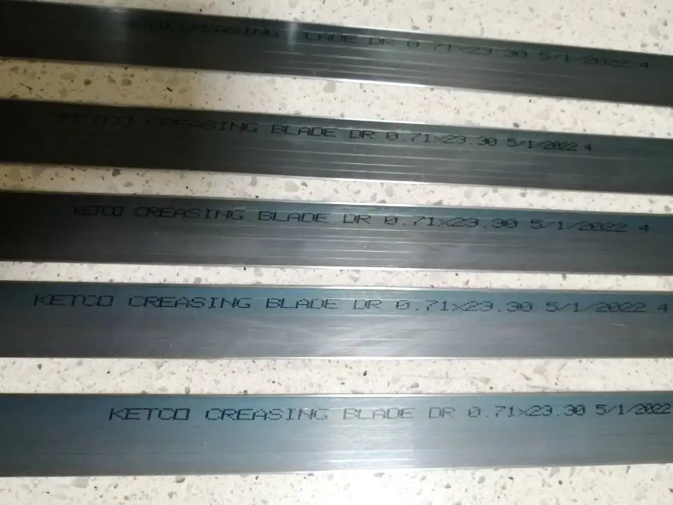 die blades for laser die making machine and the bending machine, cutting rule 2PT 23.80 937'