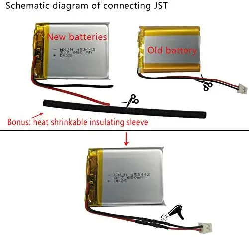 Lithium Polymer Rechargeable Battery 3.7V 1000mAh 1250m Ahfor  GPS Nuvi 200 205 250 255 265wt 255t 361-00019 11