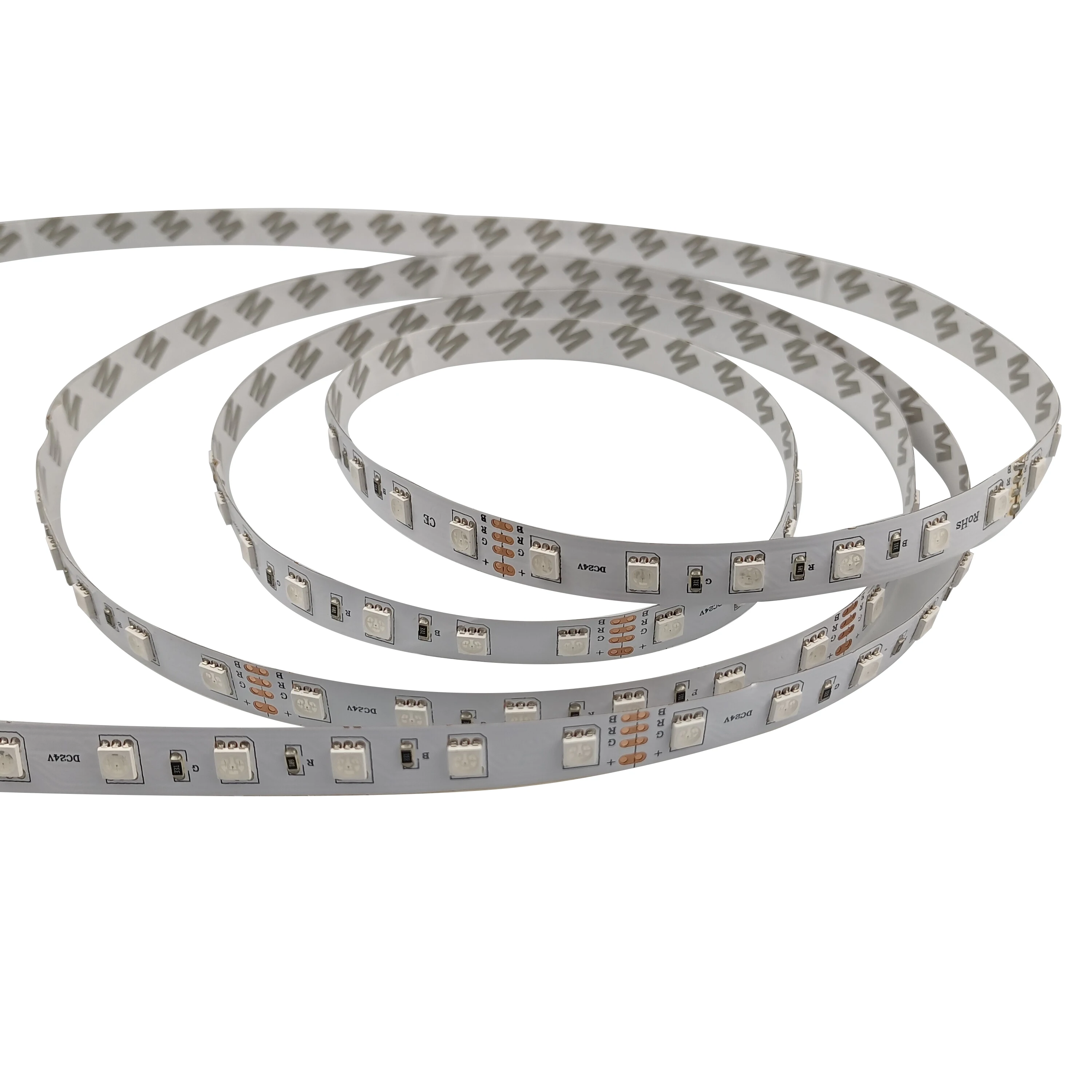 RGB гибкая светодиодная лента 12 в 60 светодиодов/м 20 м наружная Светодиодная IP65 SMD 5050