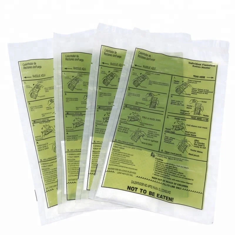 HongQiang  40Gram Flameless Ration Heater Food Pouch  Camping Hiking Outdoor Food Self Heating Bag