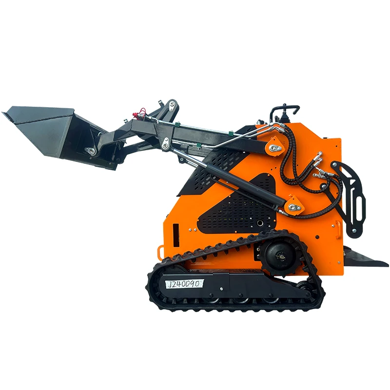 EPA Multifunctional Crawler Compact Skid Steer Loaders Diesel Wheel and Front Loader with Bucket Attachments Mini Skid Loader