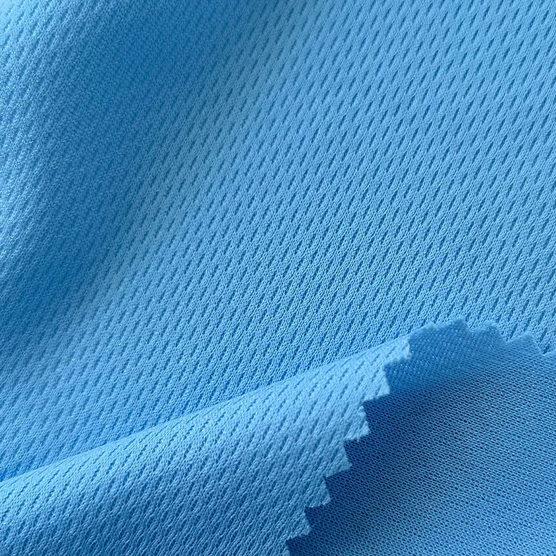 Wholesale knitting 135gsm 100%polyester cylinder wicking bird eye mesh fabric for t-shirt,basketball garment
