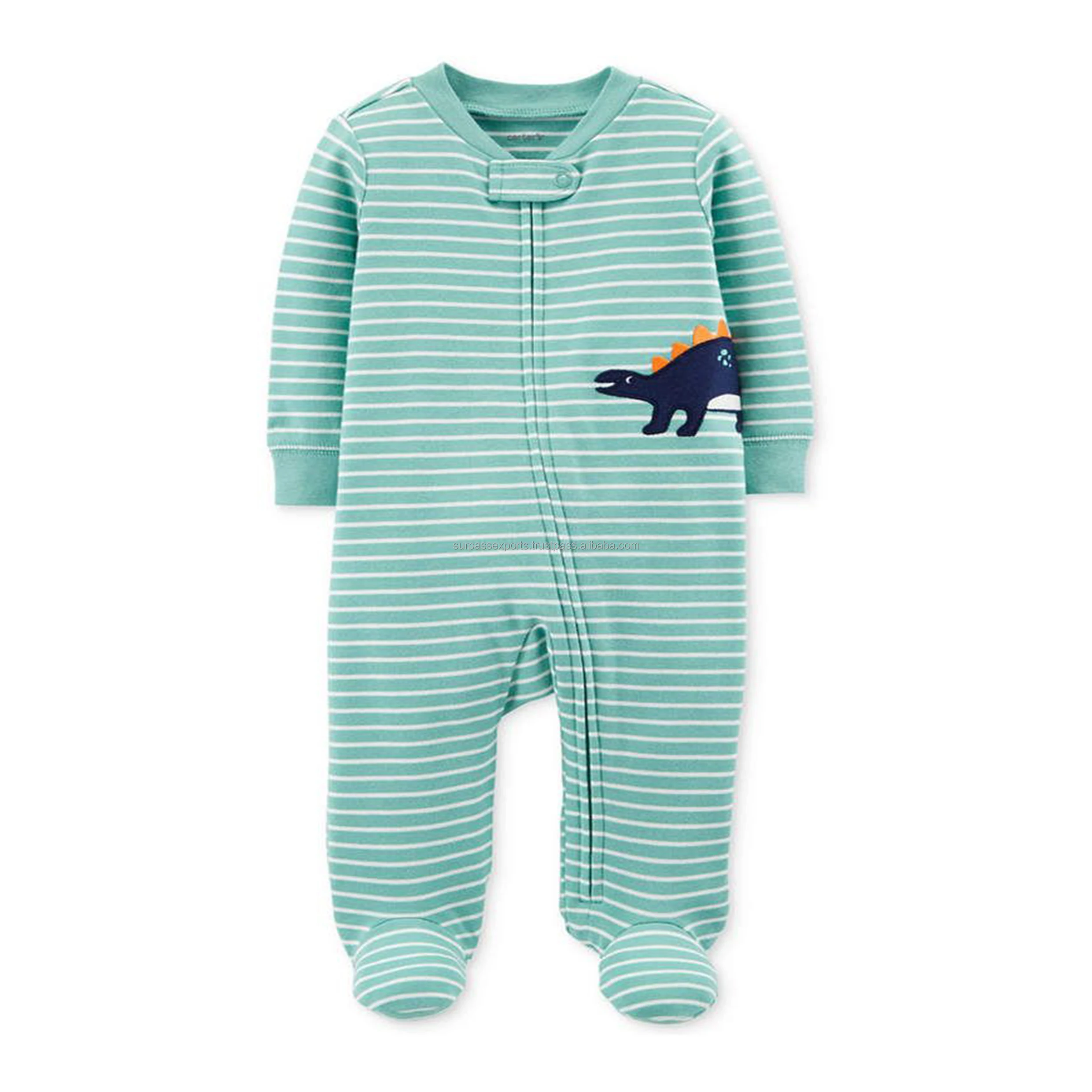 Wholesale Supply Kids Apparel Baby Girls Rompers Set for Daily Life Use Night Dress for Export from India Baby Grows Set