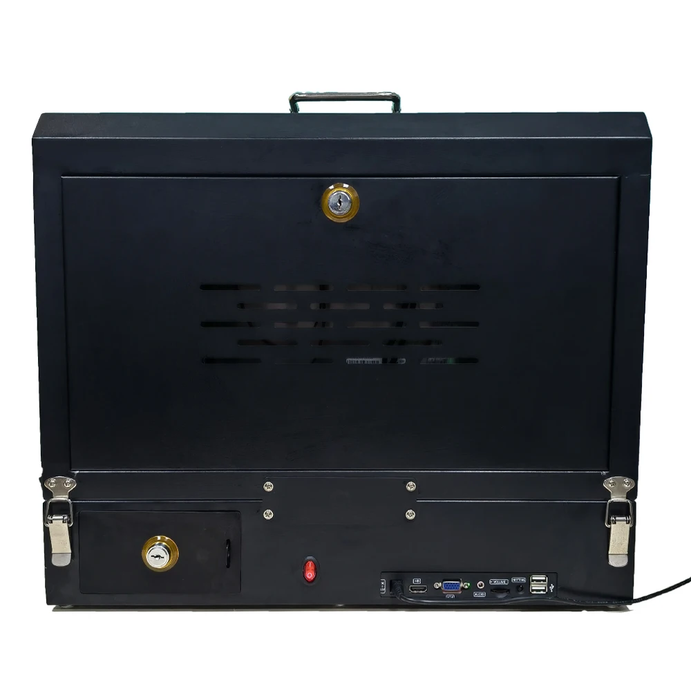 2022 New Pandora 3D mini arcade machine 11,000 games box supports 1- 4 players 15 inch 720P HD Video Coin operated game console