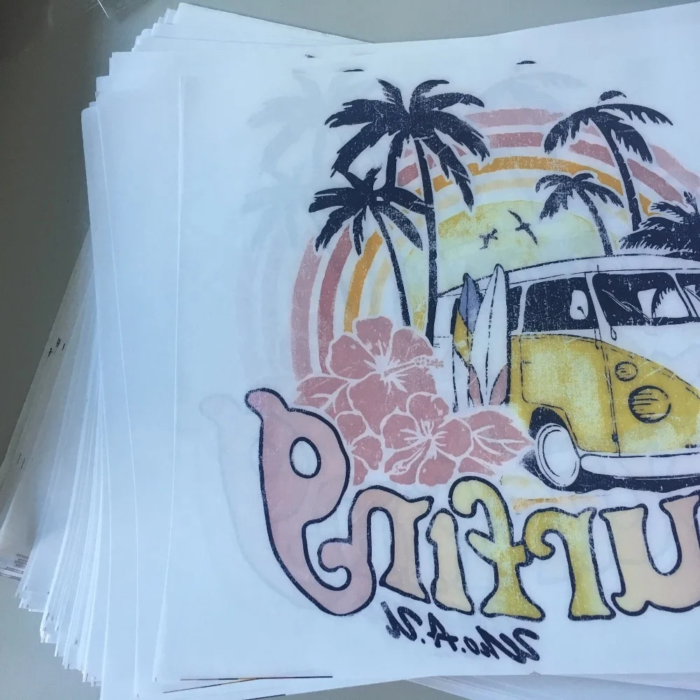 0.35usd/sheet 50*70 printed paper sublimation transfer paper