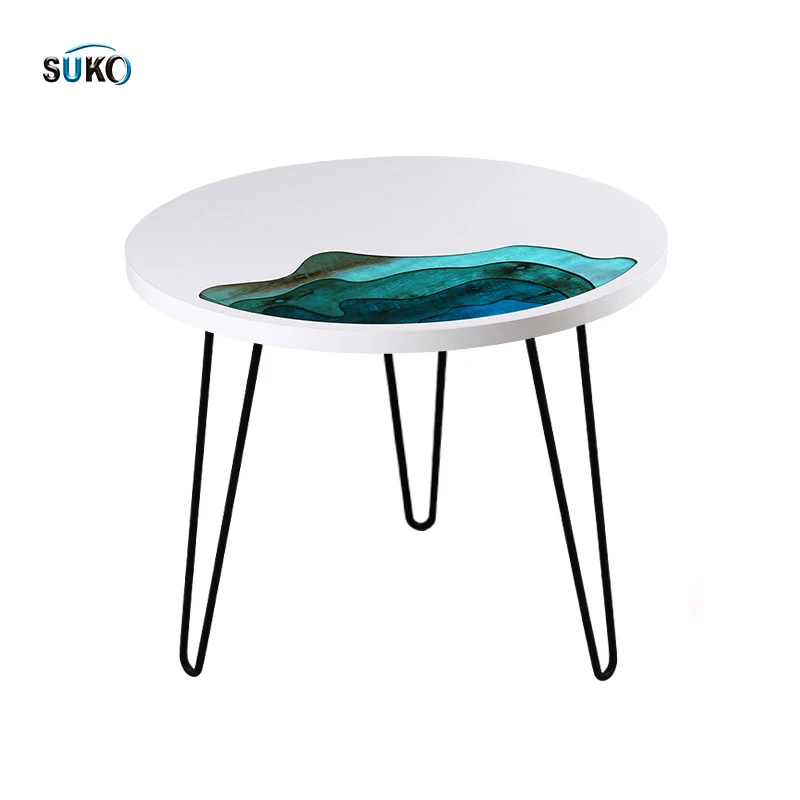 
2021 New resin table top river table 