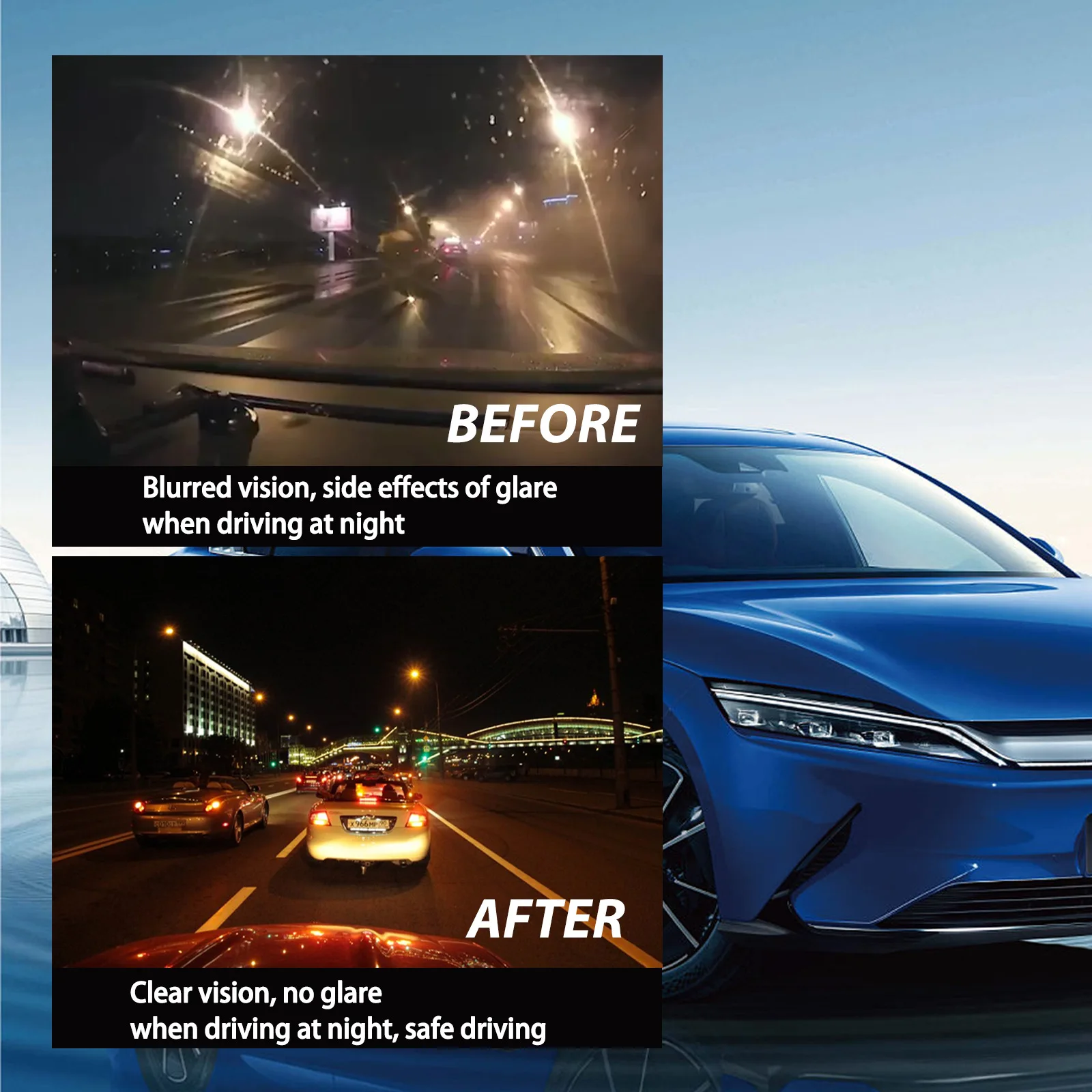 Rayhong Waterproof Anti Fog Film Rain Proof 2 IN 1 Anti Rain Spray Nano Anti Rain Film For Cars