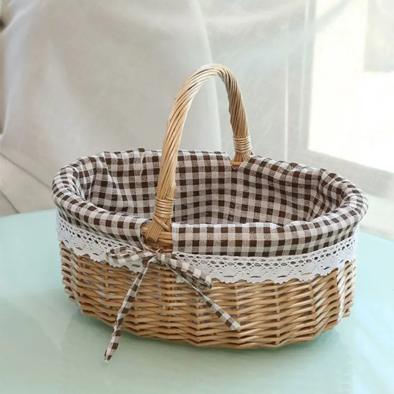 China Supplier Quality Products Wine Basket Wicker Picnic Basket