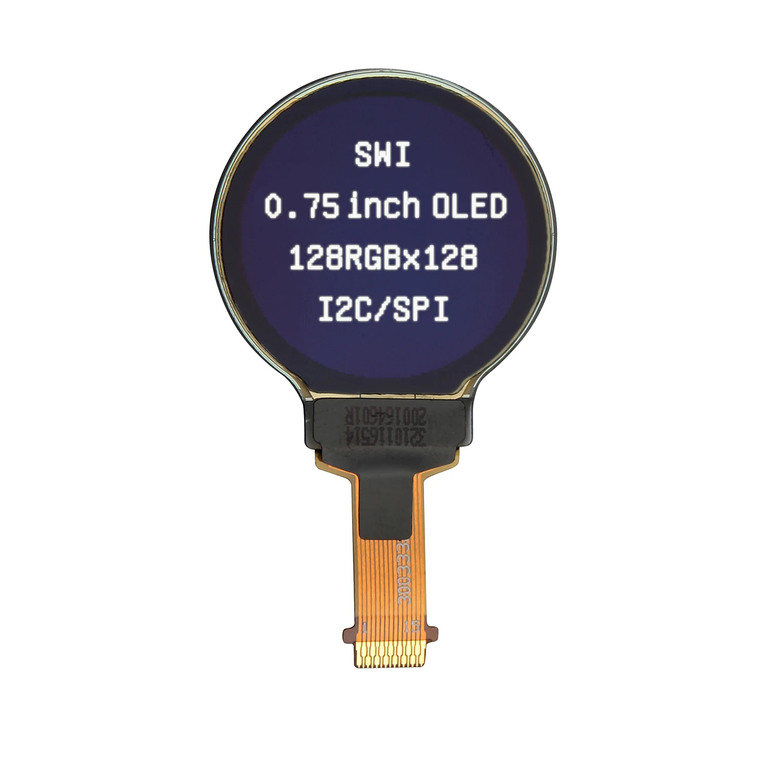 Fast Delivery 0.75 inch OLED Display SSD1327 oled 128x128,round oled display,circle oled display