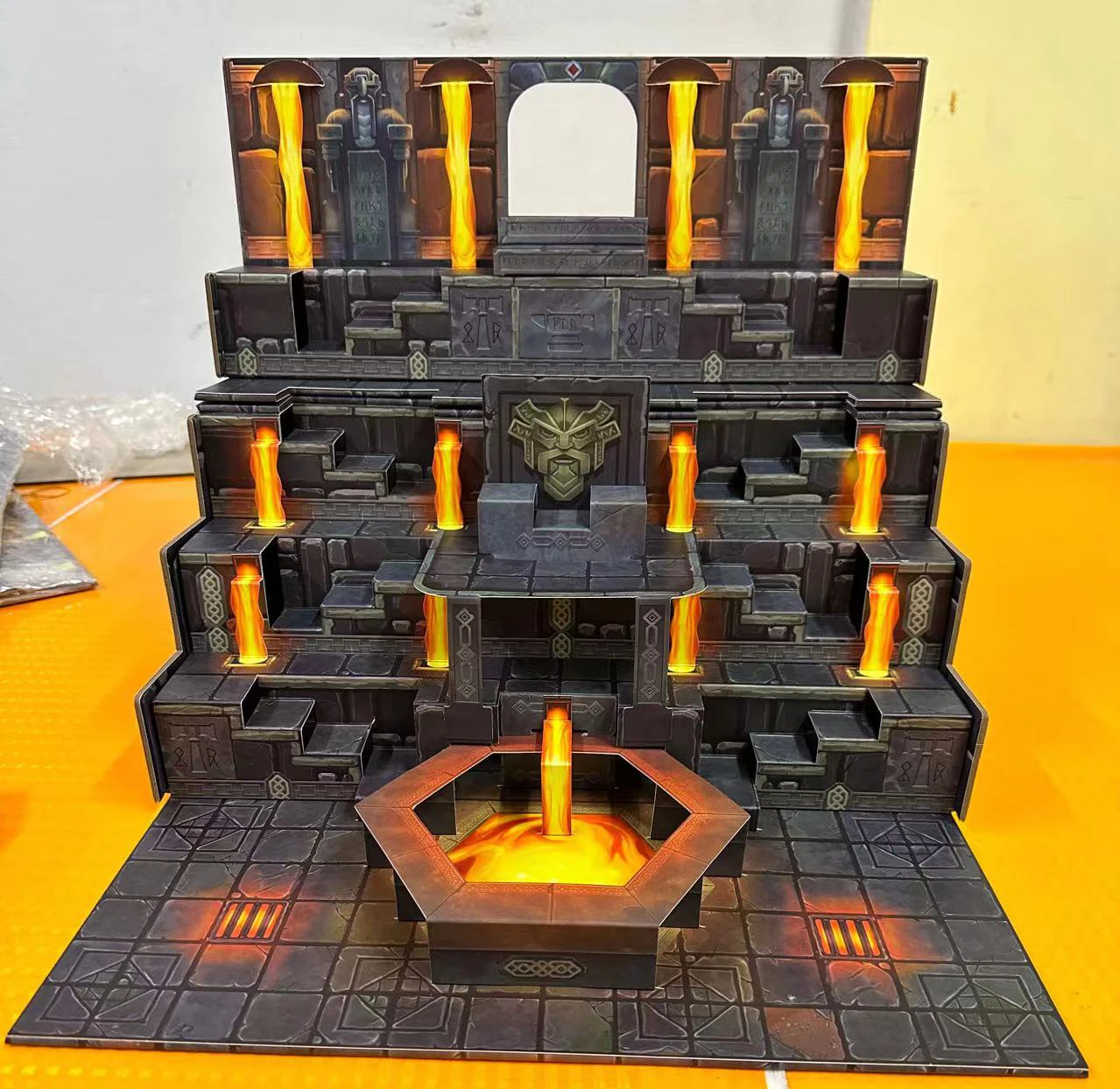 custom Christmas gift puzzle 2D figure 3d die cut paper crafts Terrain for LOL Dungeons and Dragons D&D board RPG game