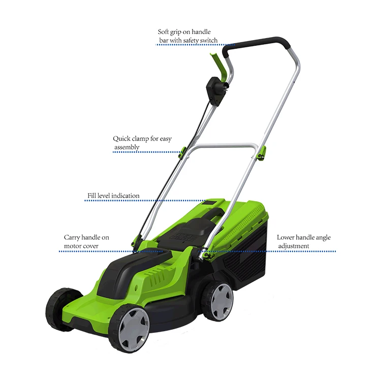 320 мм 1300 Вт горячая Распродажа ручной толчок электрическая