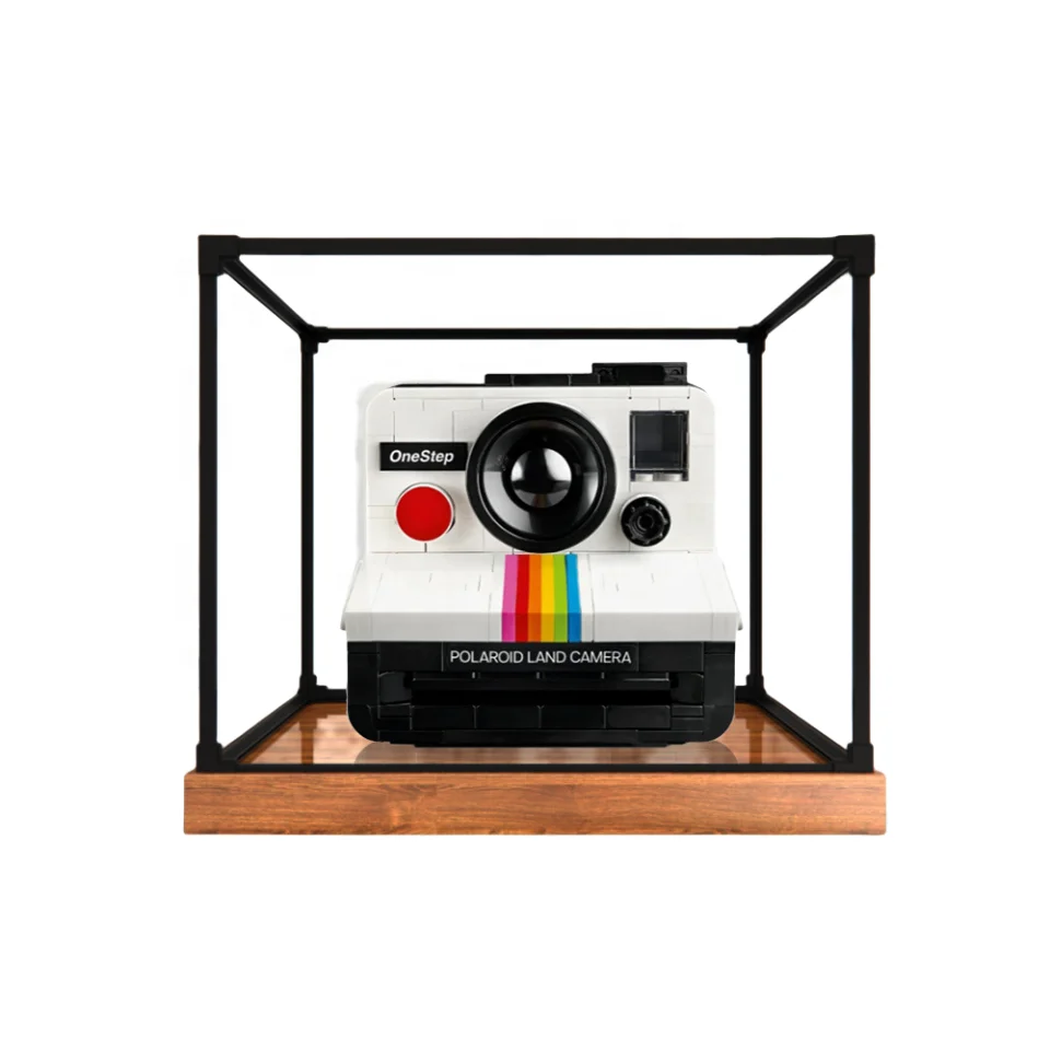 Acrylic Display Case Plastic Box Cube Storage Box Clear Assemble Showcase for Collectibles