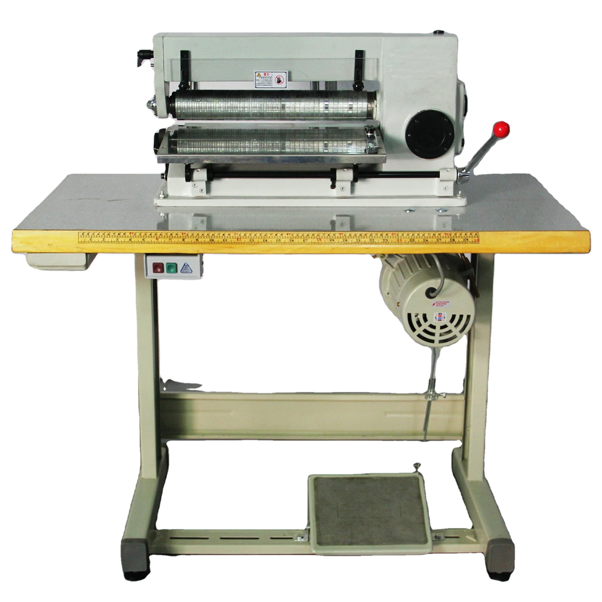Factory  Leather splitting machine for Shoes and bags upper leather strip cutting machine