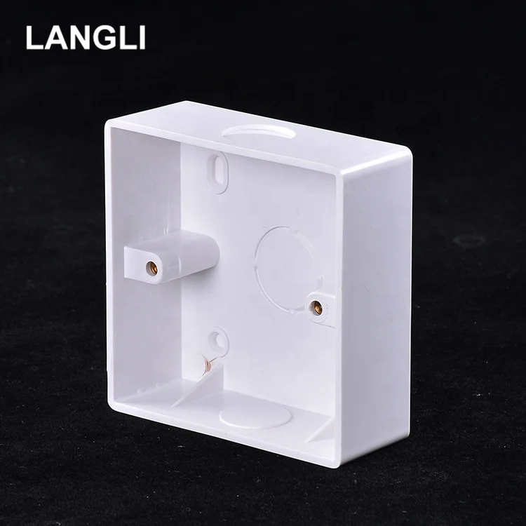 pvc plastic limit ip65 eu standard power supply electrical two gang controller adataple switch box