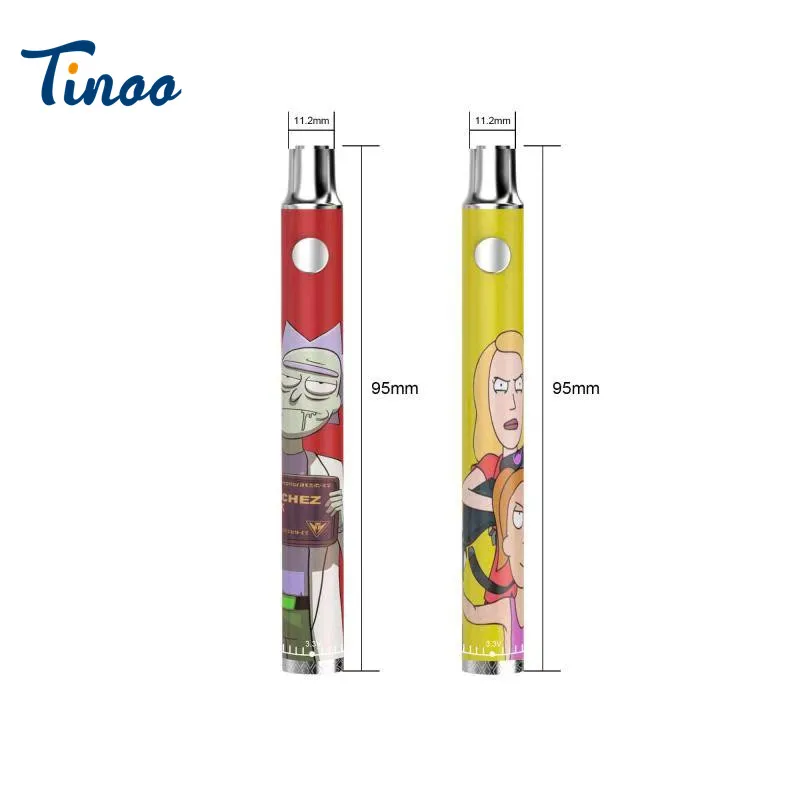 
Hot sale bottom twist slim pen dial adjustable voltage preheat cbd vape battery 