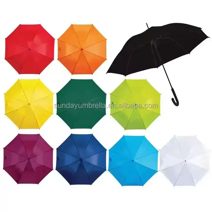 SD Colored Wedding Umbrellas Outdoor Street Decorations Cheap Promotional Hanging Umbrellas Manual Control Custom Logo Printing