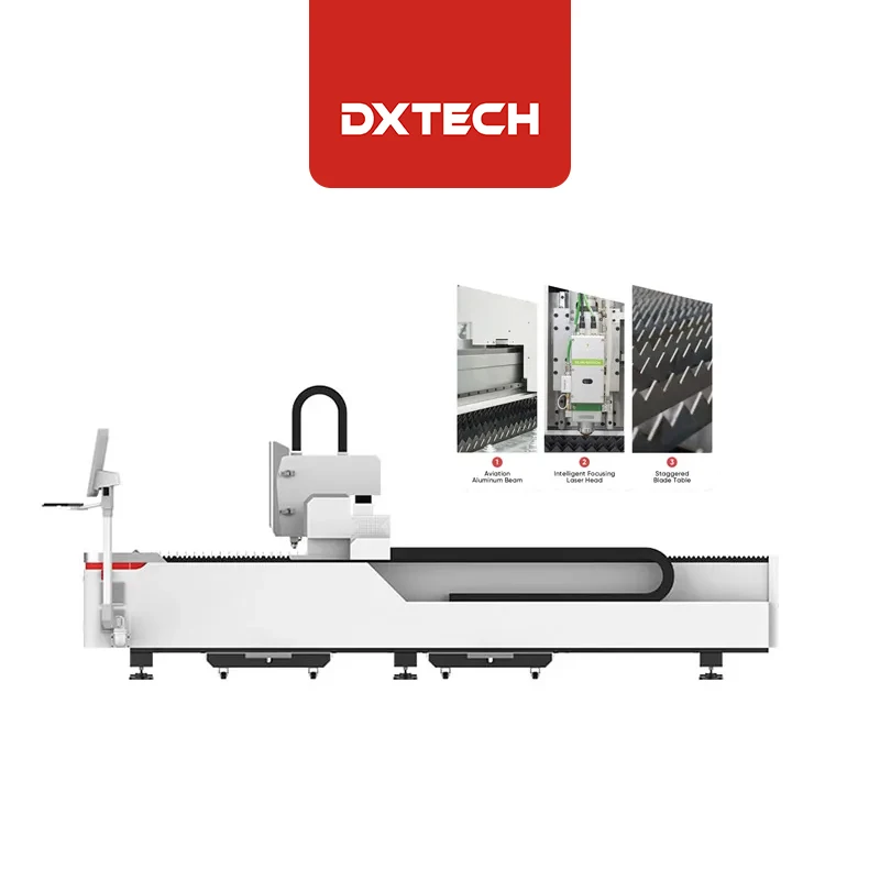 Fiber Laser Cutting Machine for Metal Sheet Cooper/Iron/Mild Steel 1500W 1000w