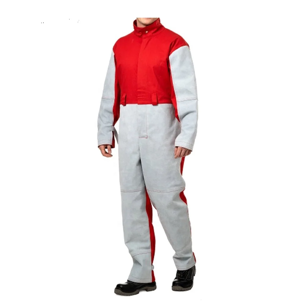 Professional Custom Industry Welder Oil Gas Drilling Construction Protective Coverall Suit
