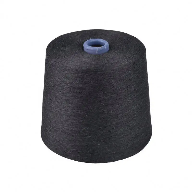 100% percent polyester spun yarn 24s spun polyester yarn for sewing thread customized factory logo