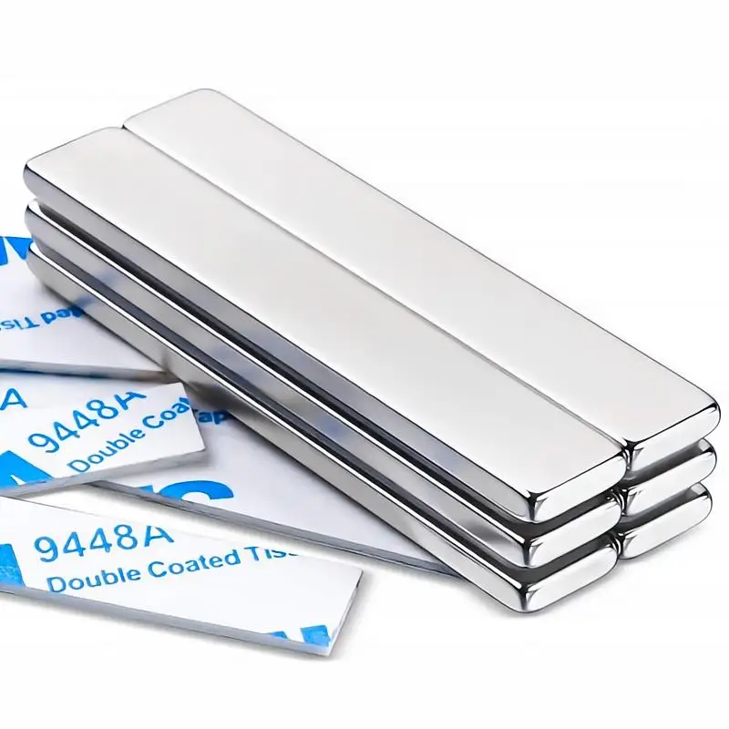 Rare Earth Magnet Heavy Duty, Strong Neodymium Bar Magnets with Double-Sided Adhesive