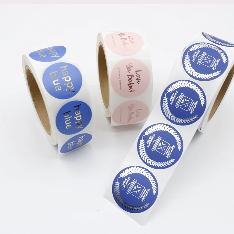 Wholesale Clear Vinyl Transparent Die Cut Logo Permanent Adhesive Custom Printed Stickers