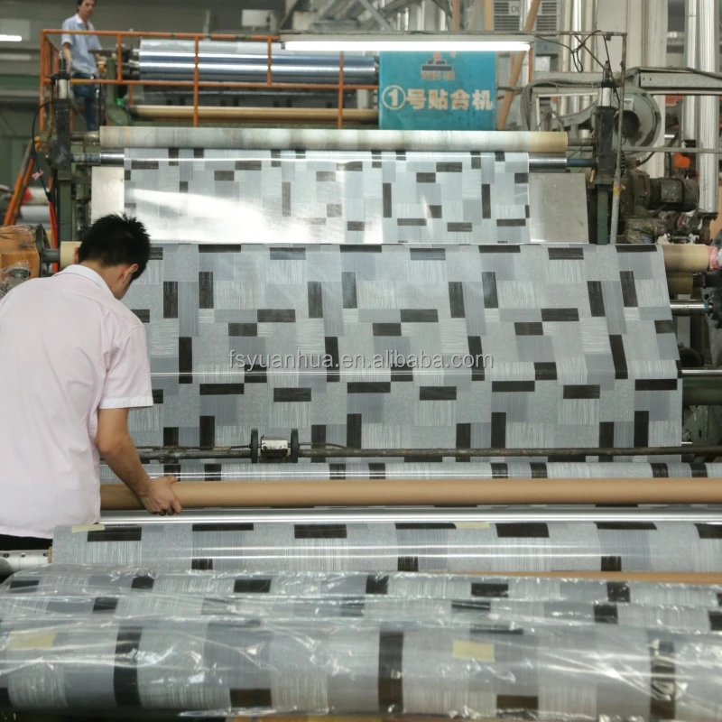 Guangdong factory plastic non-slip pvc flooring sheet linoleum floor roll Luxury vinyl roll flooring for indoor