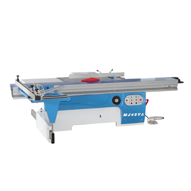 45 Degree digital display 5.5kw 3000mm 3200mm woodworking cutting slide table panel saw (1600466852503)