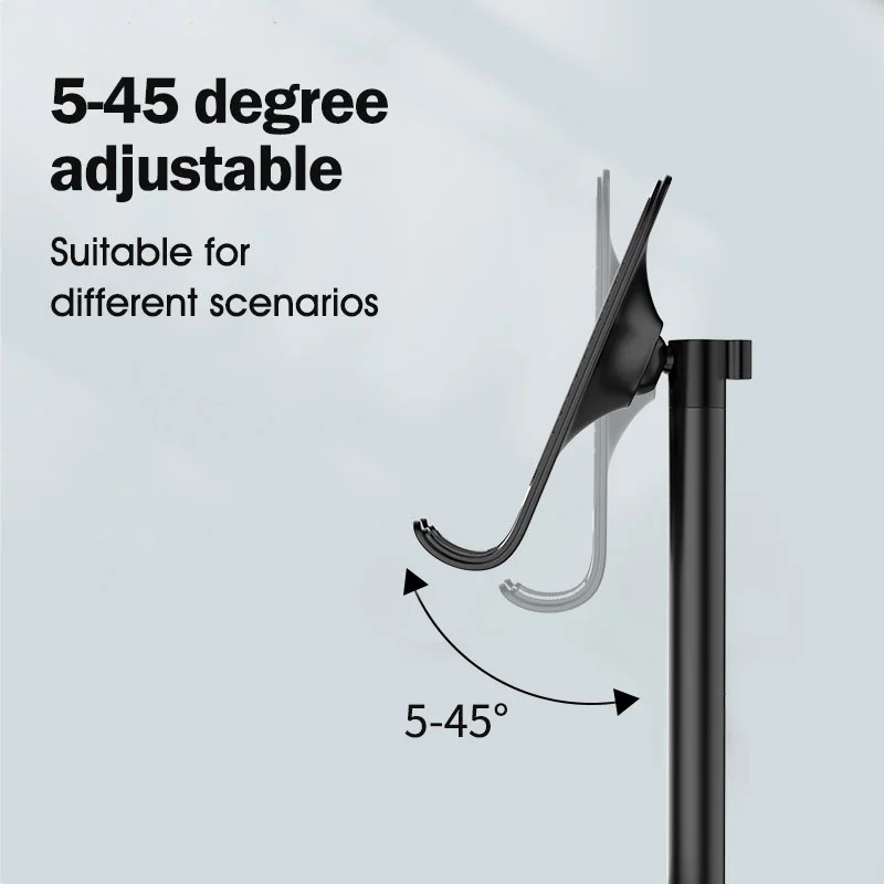 
adjustable mobile phone stand aluminum alloy metal bracket custom logo mobile phone desk top support mobile stand 