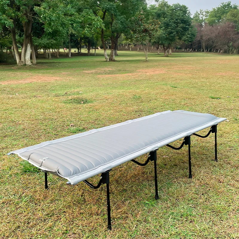 Lightweight Camping Cot with Leg Extenders, Durable Compact Tent Folding Bed for Adults Outdoor Overnighter Camping, Hiking