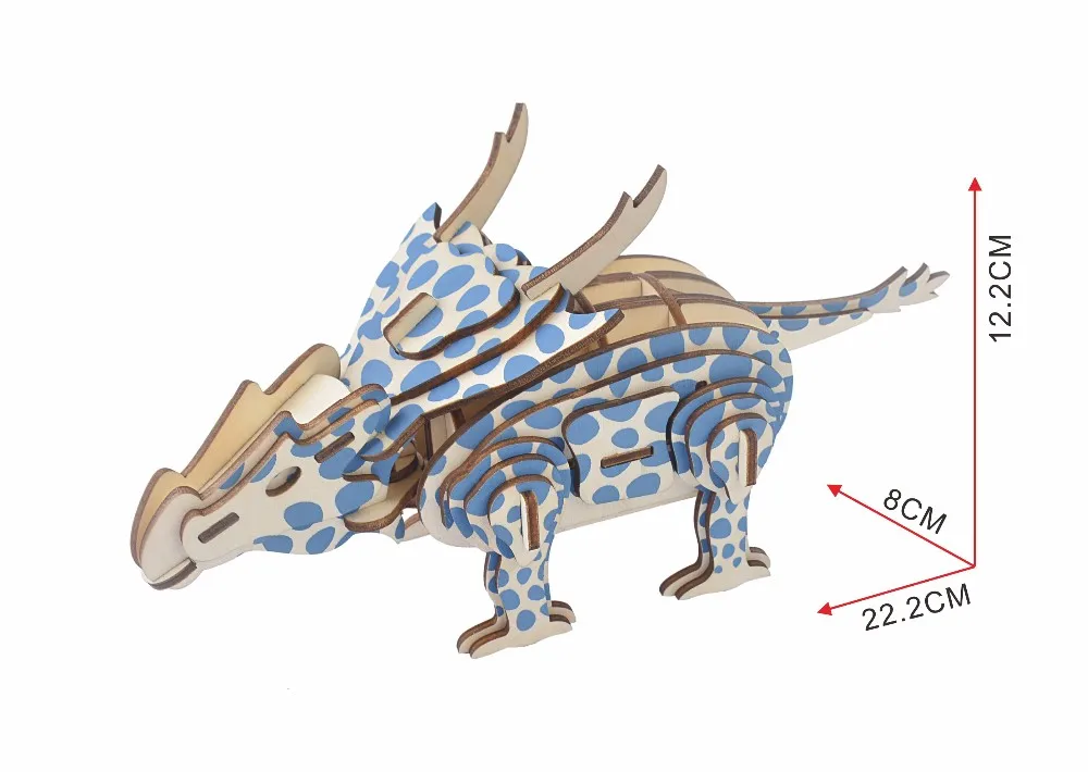 A3/A4/A5 jigsaw puzzle New 3D Dinosaur insect mantis model jigsaw toys Kit for Kids Education