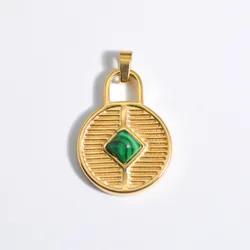 18K Gold Stainless Steel Luxury Moissanite Pendant Custom DIY Cute Pendant Moon Gold Pendant Charms for Jewelry Making