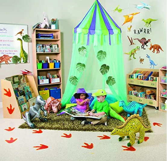 Jet Creations 51 inch Inflatable Plush  , Dinosaur World Jurassic Room Decor Party Favors Decorations