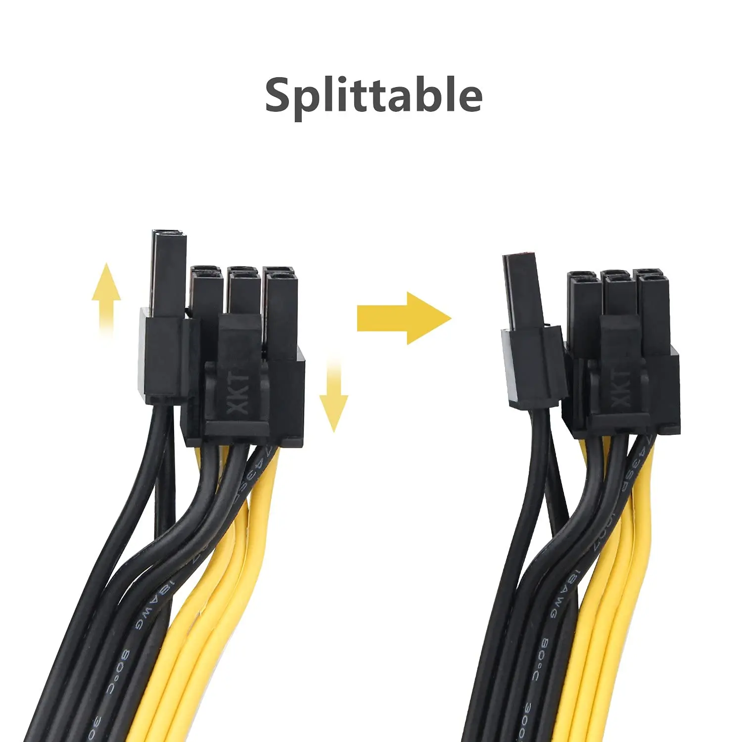 4pin IDE 1 To 5 SATA 15Pin Professional Repair Tools PC Computer Accessories Easy Apply Power Supply Hard Drive Splitter Cable
