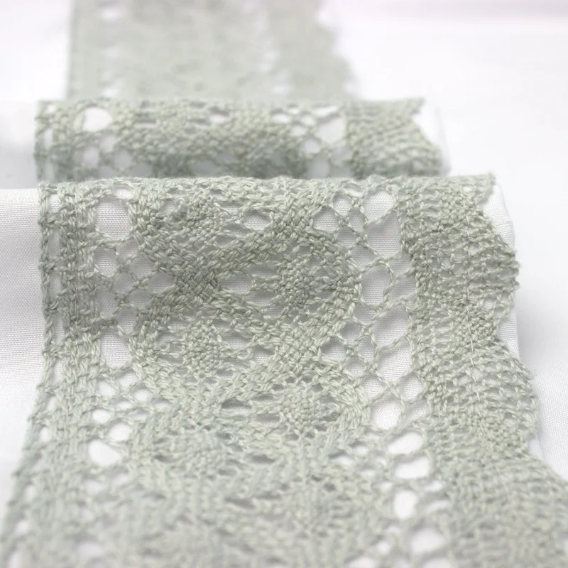 Aoka Wholesale Oeko-Tex Luxury King Size Crochet Lace Design Comfortable Microfiber Bed Sheet Bedding Sets