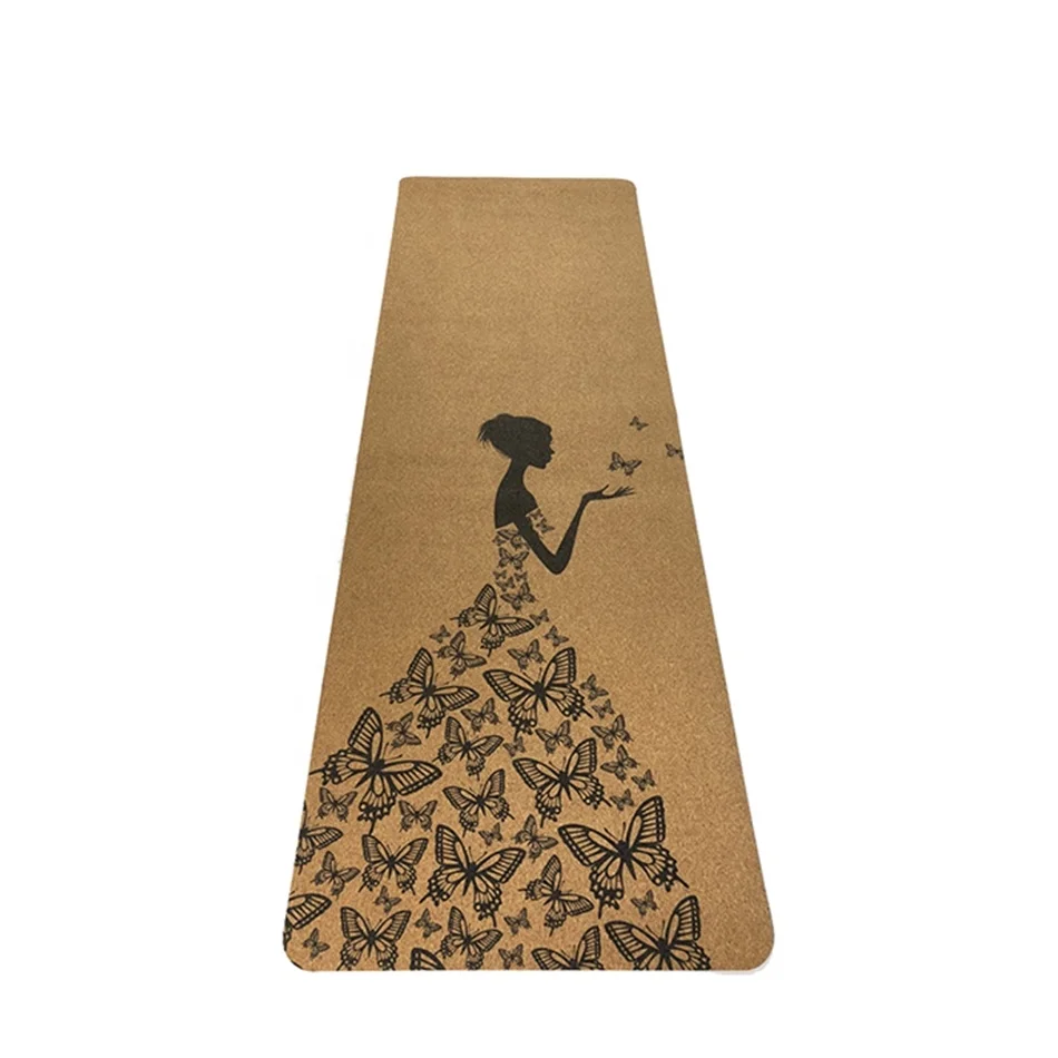 
Amazon hot sale Eco Products Cork Yoga wheel foam roller peanut yoga ball rubber yoga mat set 