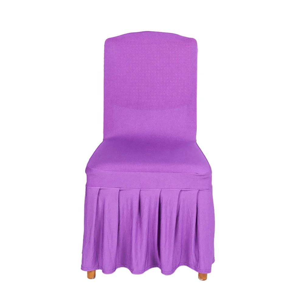 Customized Dining Chair Cover Skirts Multiple Colors Available Chair Covers for Events Banquet Chair