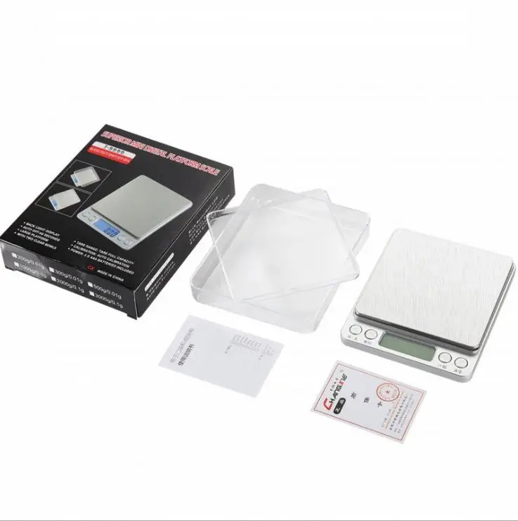 Digital Kitchen Scale 500g/0.01g Mini Pocket Jewelry Scale Multi function Cooking Food Scale