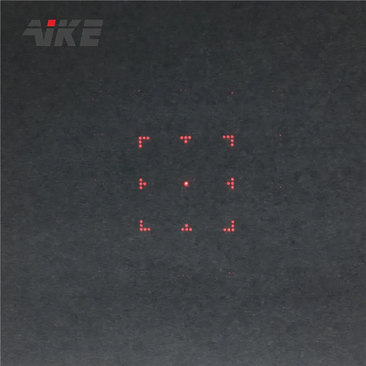 AIKE 650nm 660nm 780nm 808nm  Viewfinder (Dot Square)  red infrared DOE  Laser Diode Module