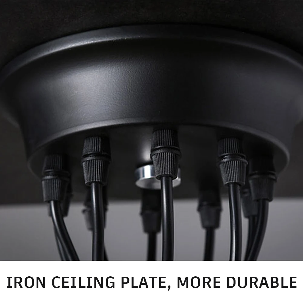 3/6/8/12 Leds Retro Chandelier Vintage Light E27 85-265V 4W ST64 Bulb Pendent Light Lampara Cafe Dining Office Bar Decoration