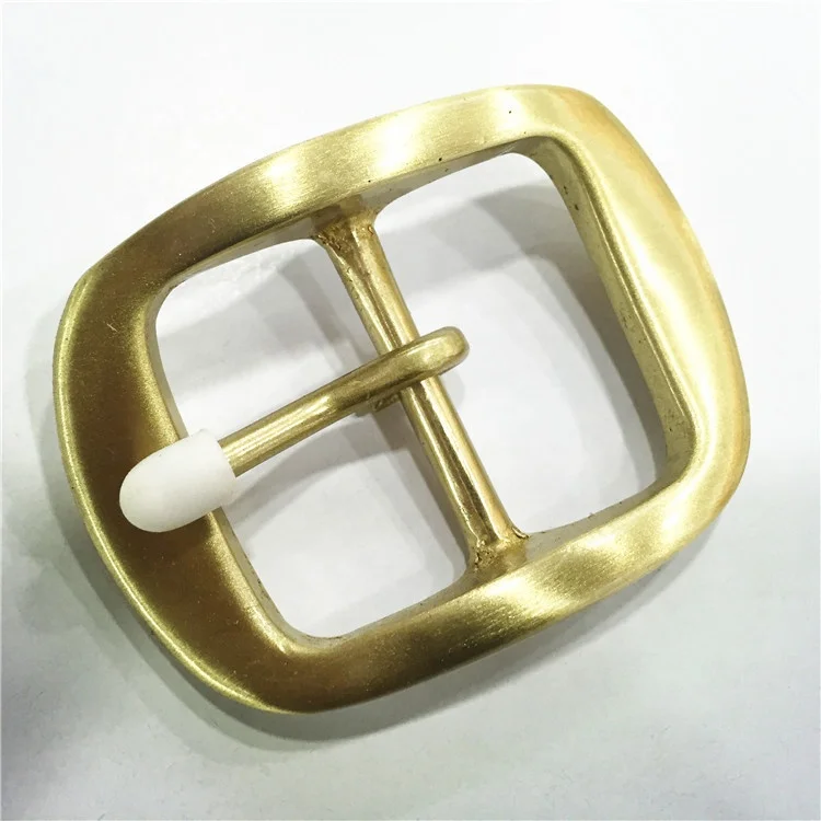 custom made 35mm pure brass belt buckle for belts High quality OEM solid brass buckle manufacturer metal buckles for man