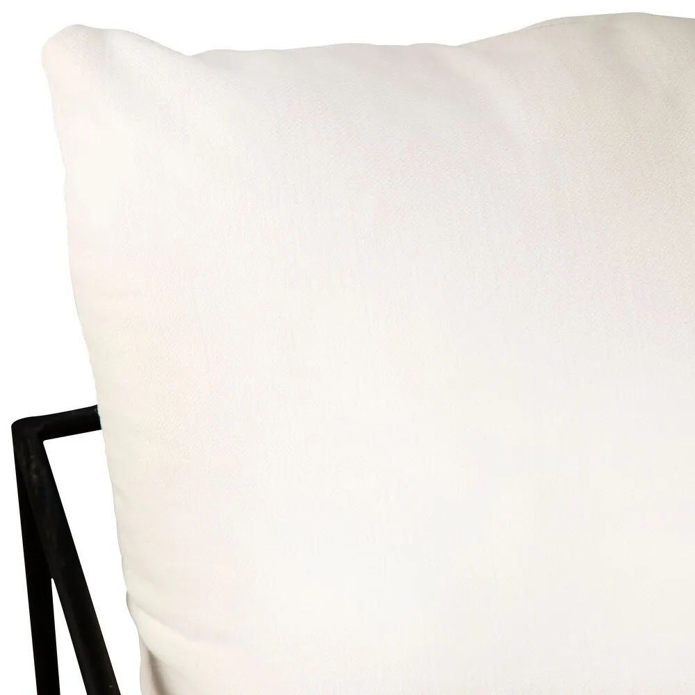 Nordic Minimalist Modern Metal Arm Chairs Lounge Chair Balcony Single Seat Sofa Chair For Bedroom Living Room