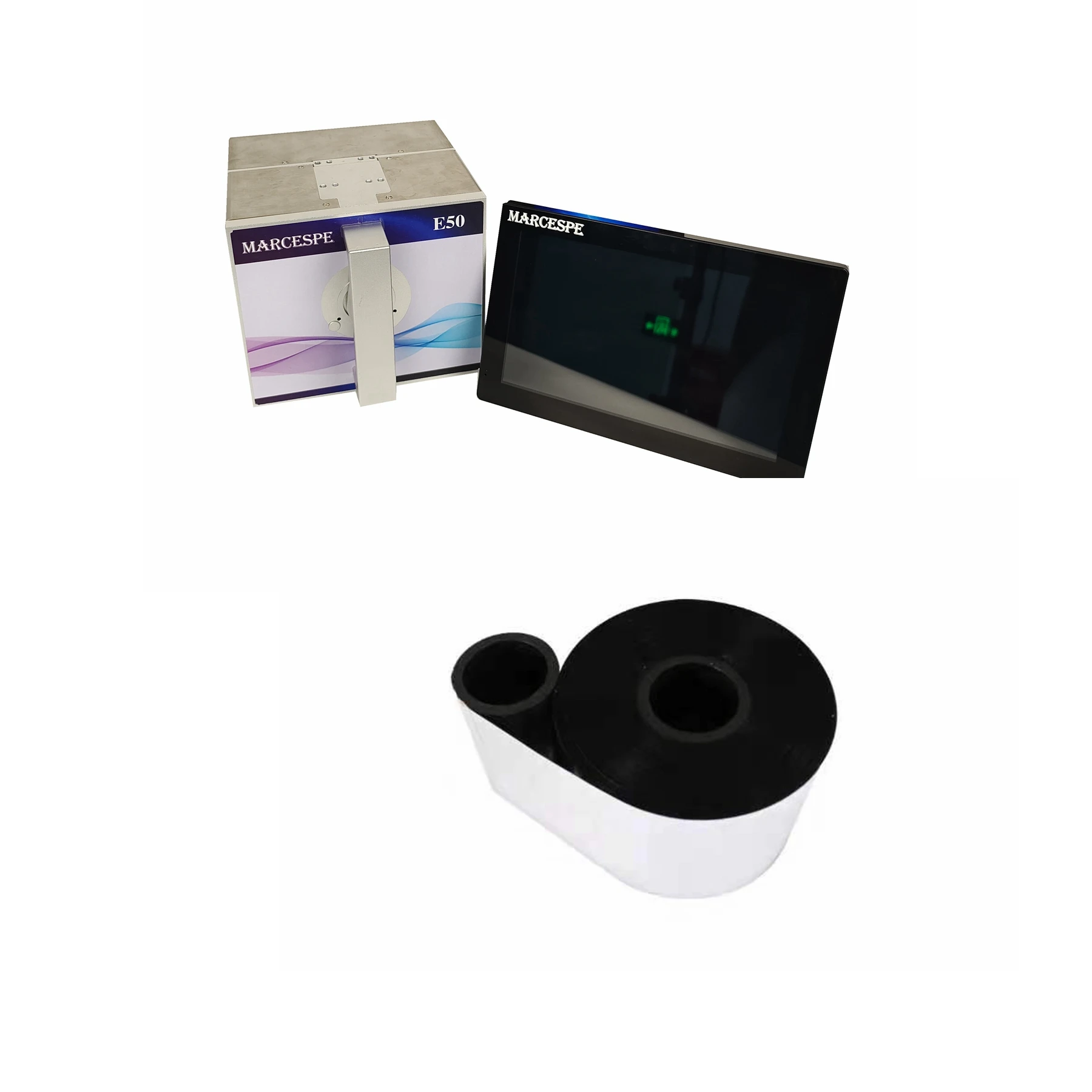 Marcespe Thermal Transfer Wax/Resin Compatible Near Edge/TTO Ribbon for thermal transfer overprinter coder printer