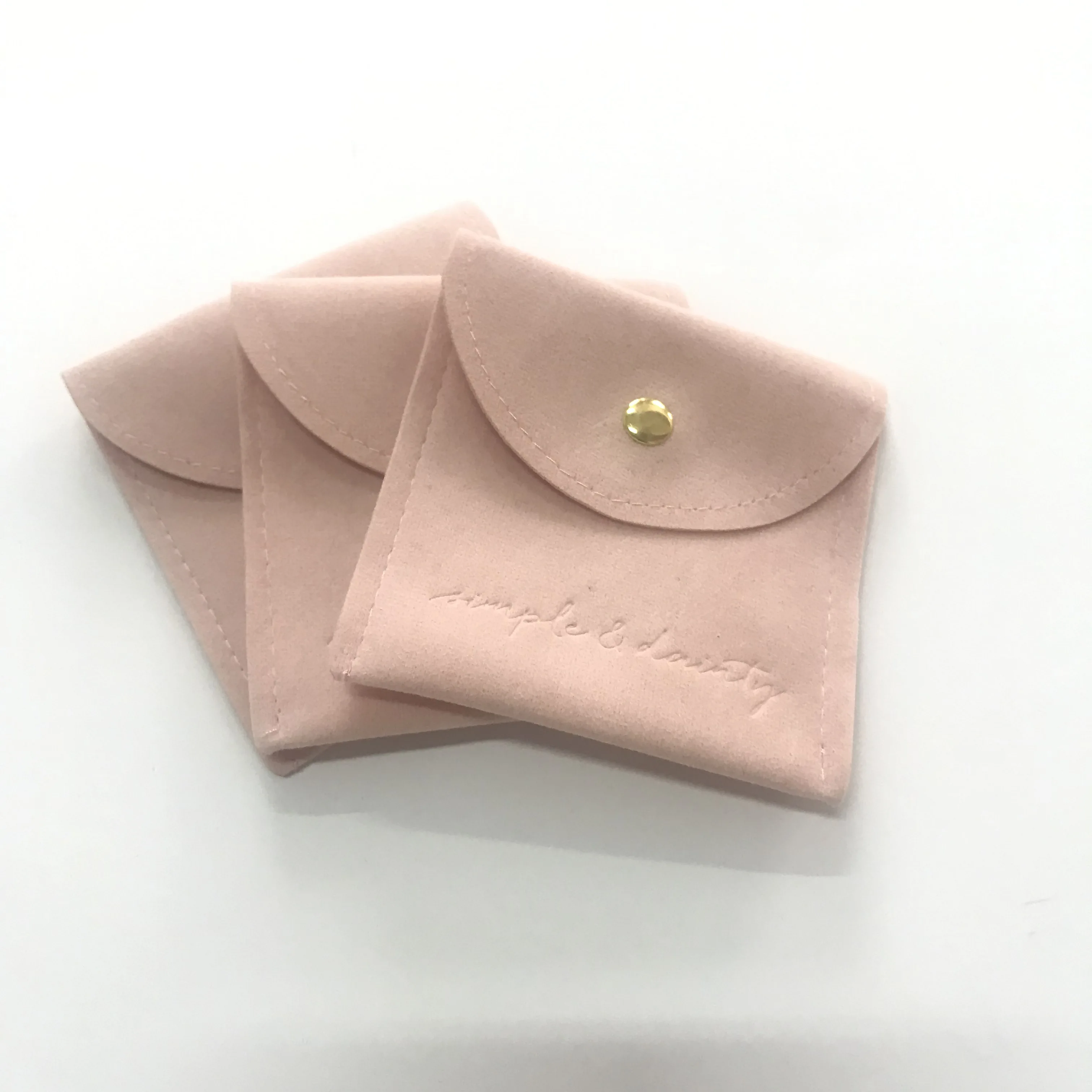 Excellent Quality Free Design Luxury Satin Jewelry Pouch with logo