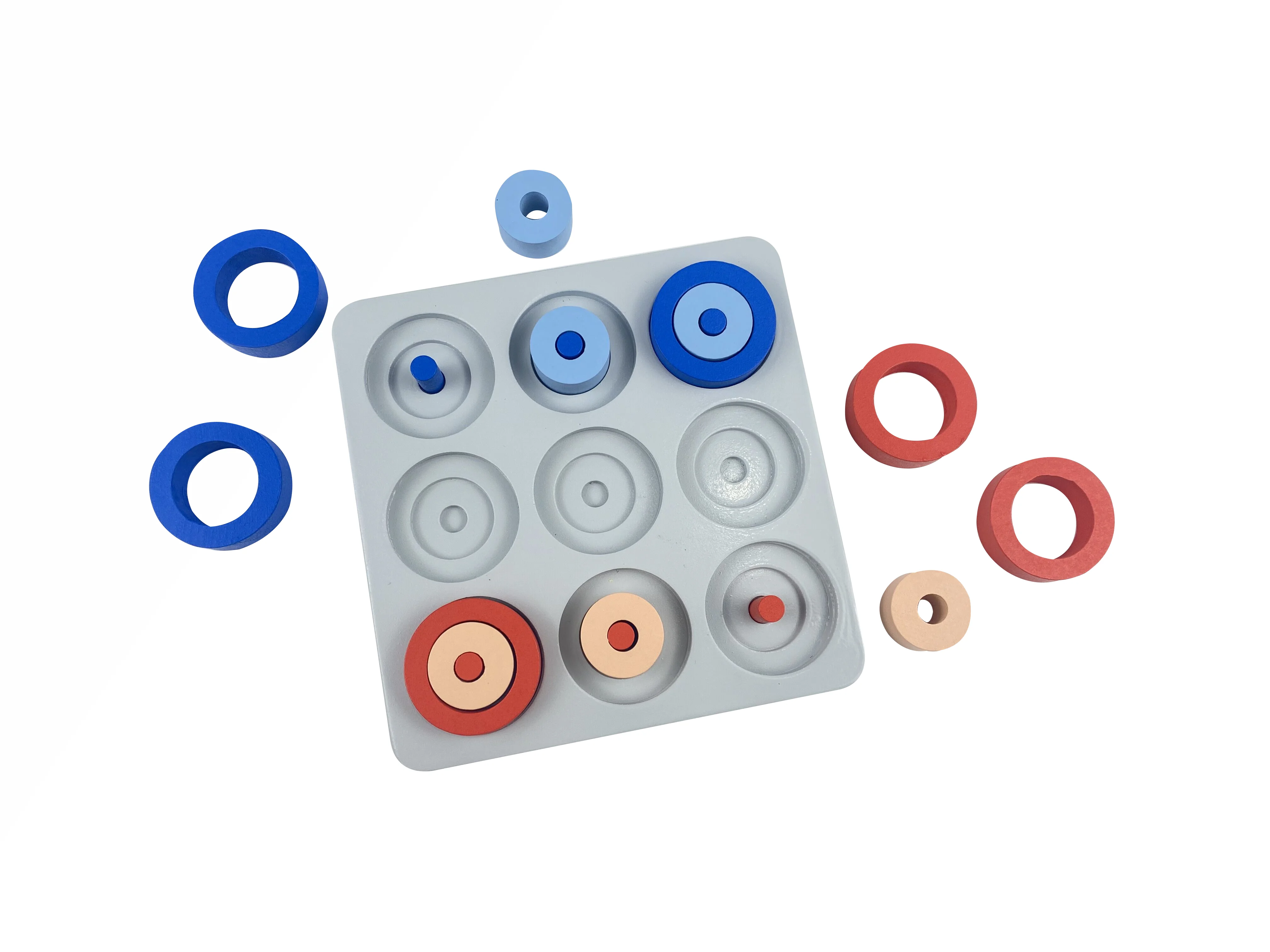 wood board game xo wood kids game