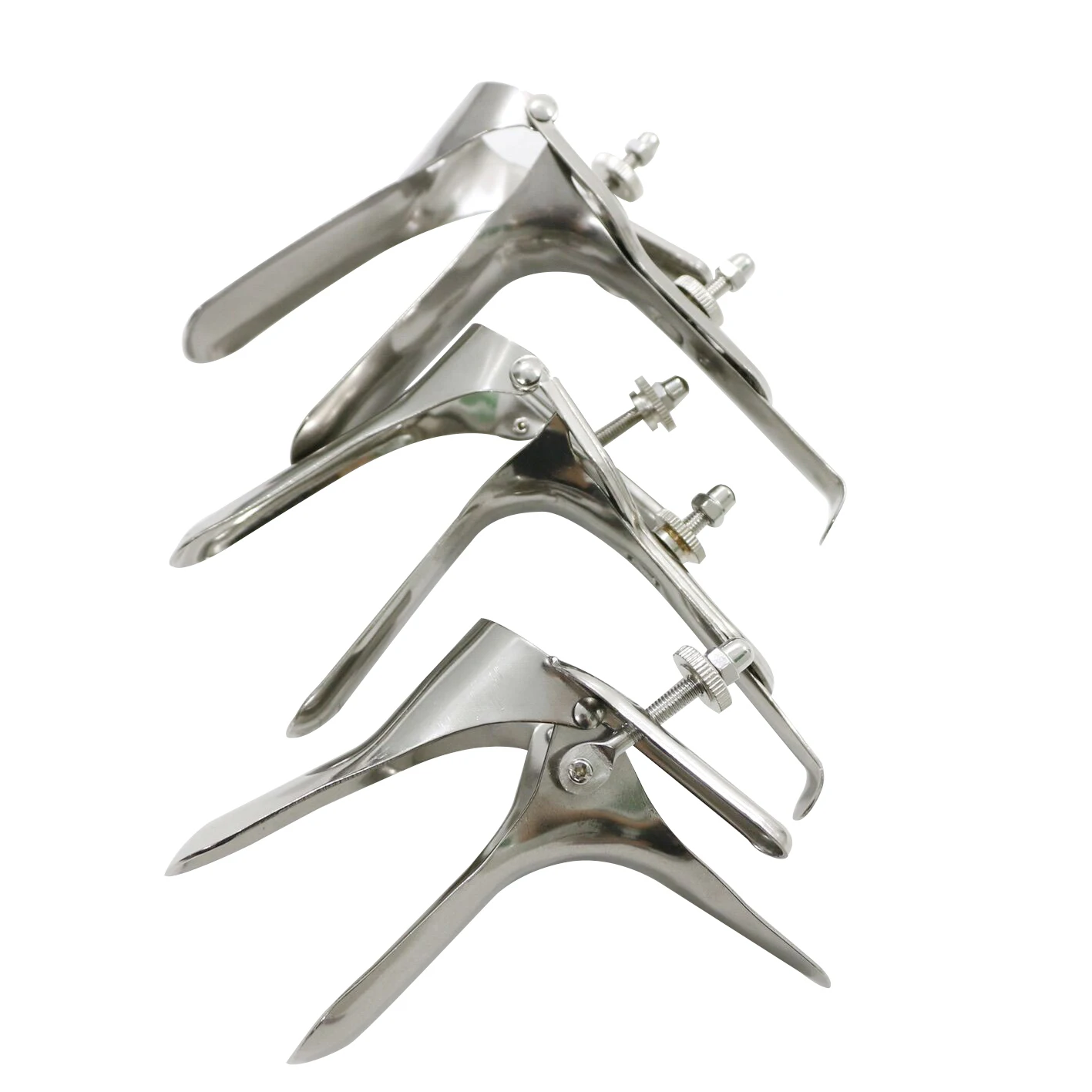 Medical Sterile Gynecology Exam Dilators Surgery 90*20mm 100*32mm 118*38mm Stainless Steel Speculum Vaginal For Obstetrics