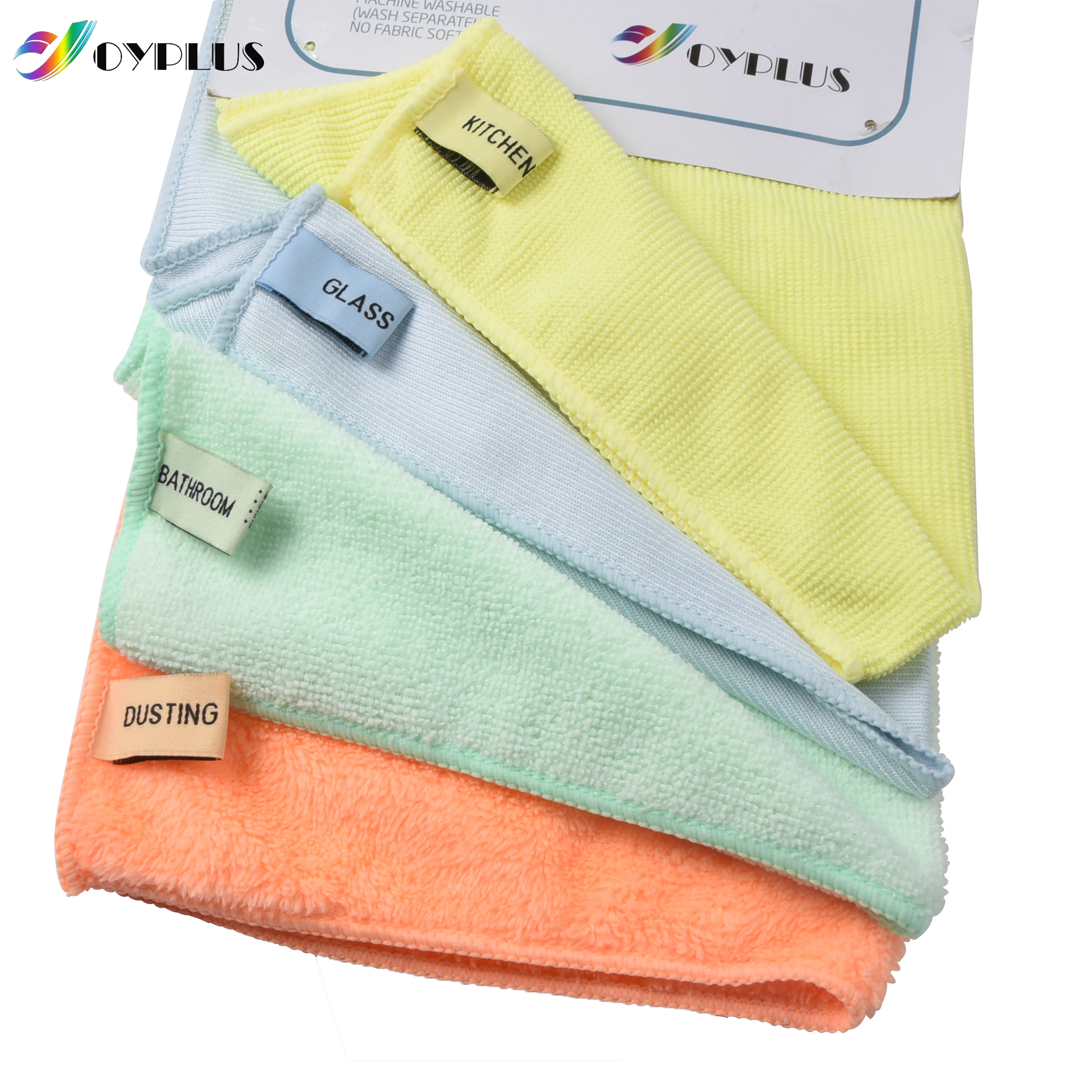 Customizable Microfiber Duster Cleaning Cloth Custom Kitchen Cleaning Rags